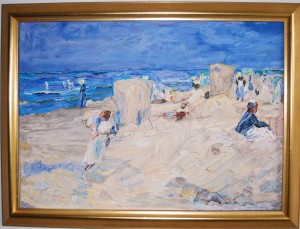 Strandleben (nach Liebermann) 50x70