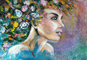 Summergirl, 100x70, oil on canvas, 2600