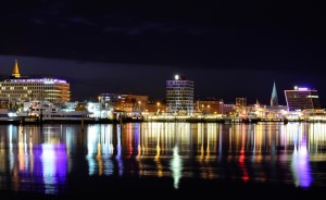 Kiel bei Nacht