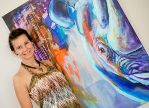 Steffi mit Blue Bull- Stephanie Wermke